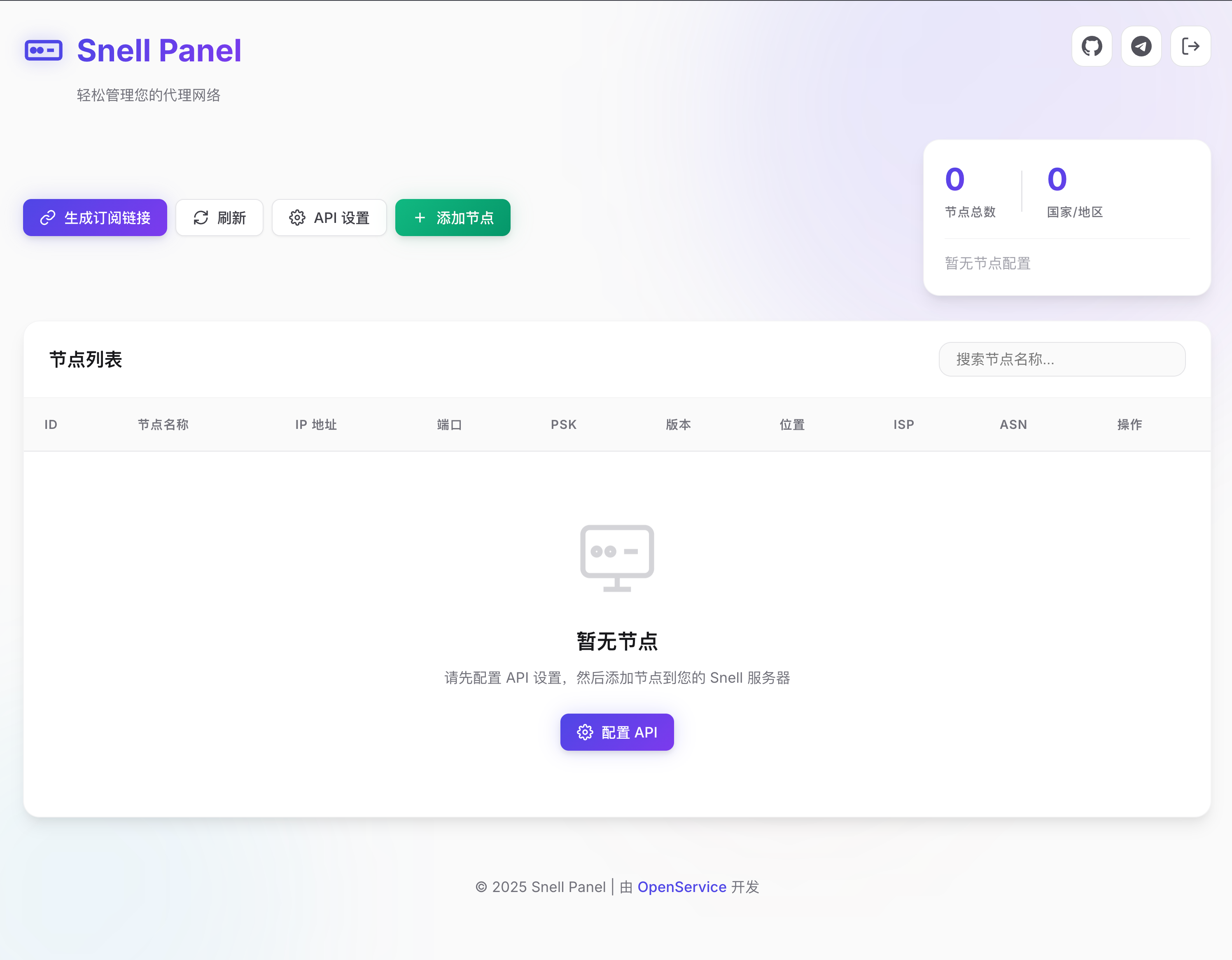Snell Panel Main Preview